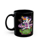 "Unity the Unicorn" Earl Gay Black Mug