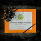 Sinister Steeps sampler box in orange and black