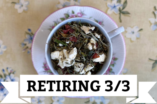 pear white peony, retiring 3/3